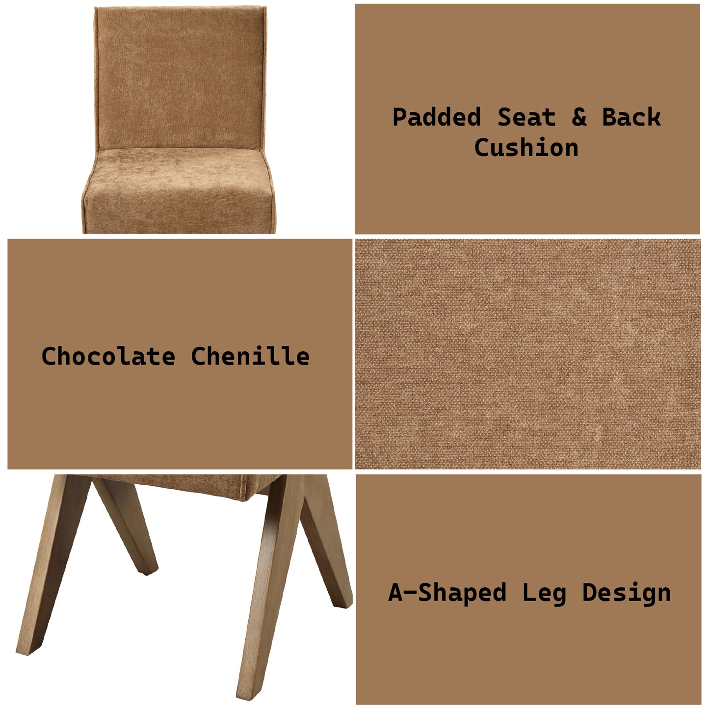 7 Piece Brown Oak Dining Set with Armchairs