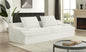 Nimbus Oversized Full Foam 4 Seater Couch for Living Room Upholstered in Soft Corduroy Fabric, Wide Armrests, Ergonomic Compressed Sofa in a Box, No Assembly, 90 Inch Wide, Ivory
