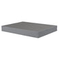 9 in. Foldable Metal Bed Base, Cal King Size Mattress Bed Box Spring Foundation, Grey