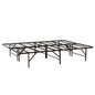 Metal Platform Bed Base - Cal King Size Mattress Foundation Bed Frame, Black