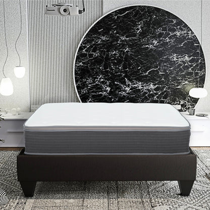 12 Inch Plush Queen Mattress - Cooling Comfort & Pocket Support
