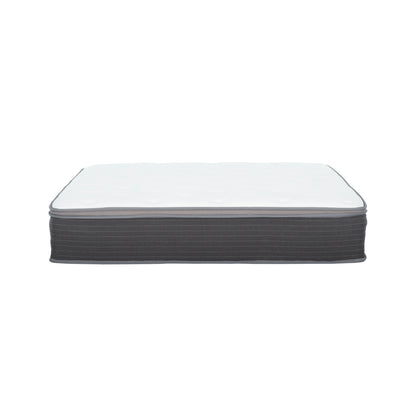 12 Inch Plush Queen Mattress - Cooling Comfort & Pocket Support