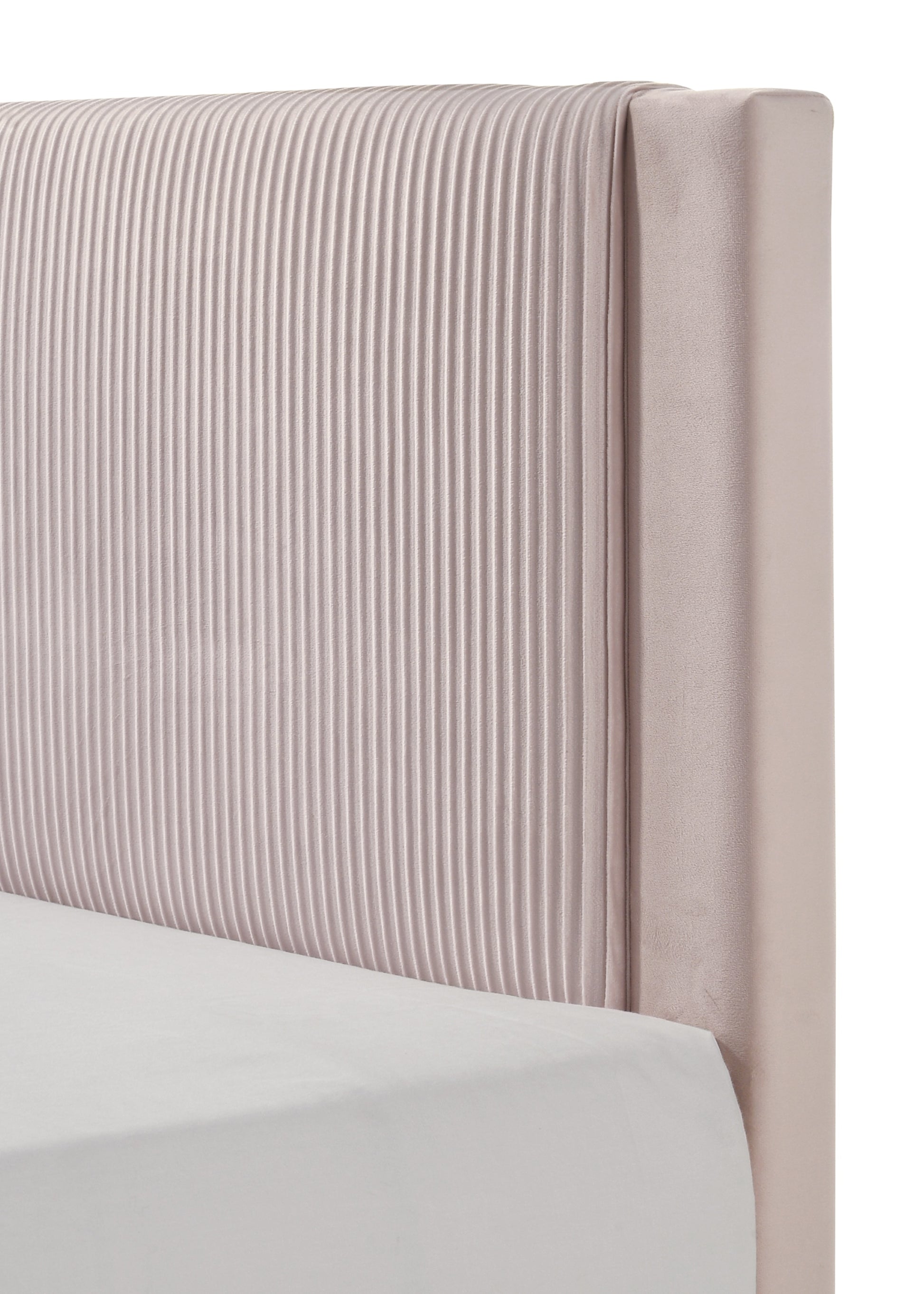 Pink Queen Platform Bed Headboard - Contemporary Comfort