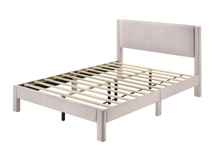Pink Queen Platform Bed Headboard - Contemporary Comfort