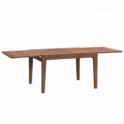 Walnut Extendable Dining Table Set for Dining Room