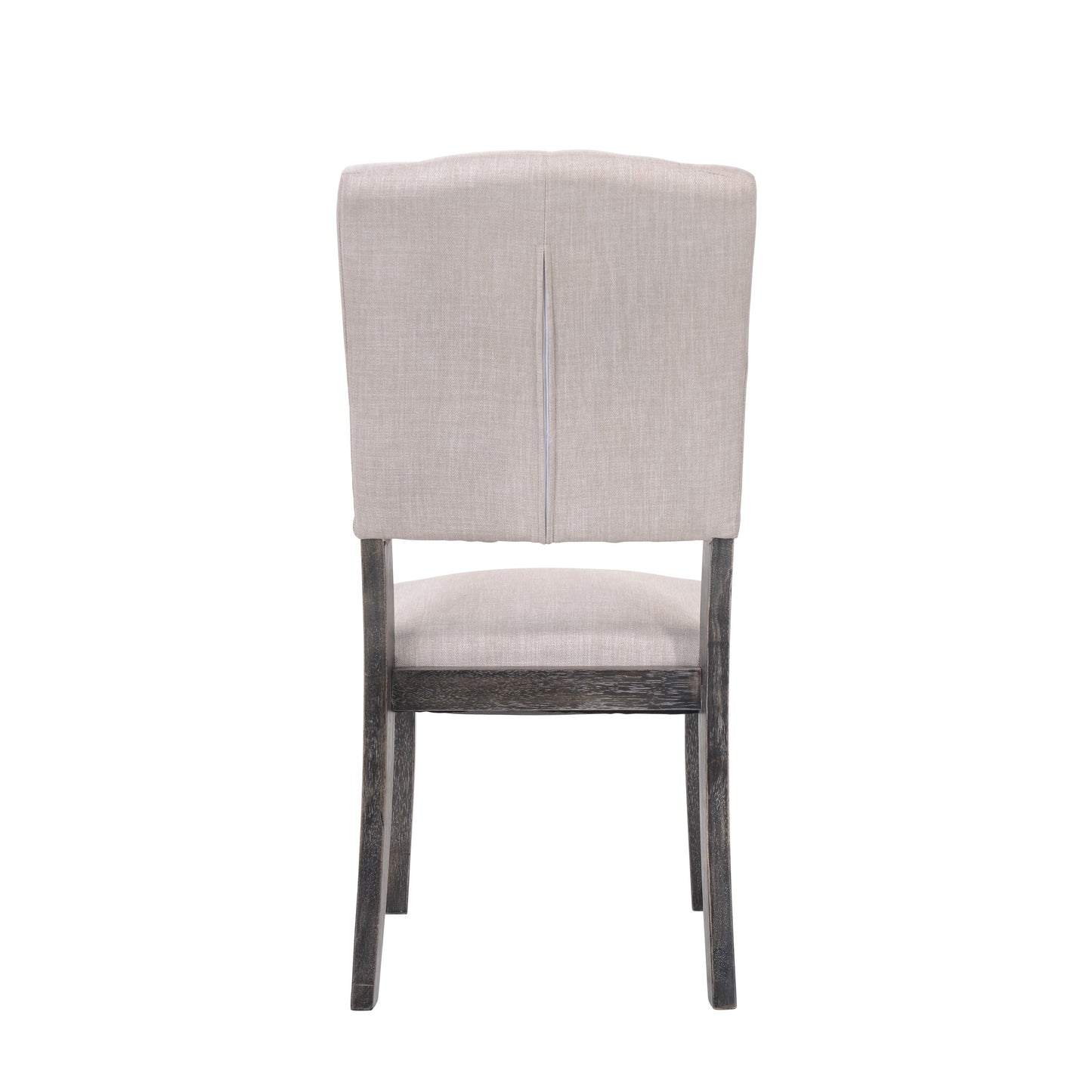 Gray Dining Chairs Set of 2 - Rustic Transitional Style