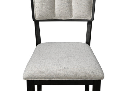 Gray Farmhouse Dining Room Bar Stools Set of 2 Wood Chairs
