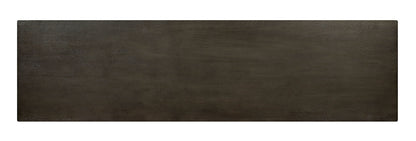 Gray TV Console Base - Dual Cabinet & Shelves for Living Room