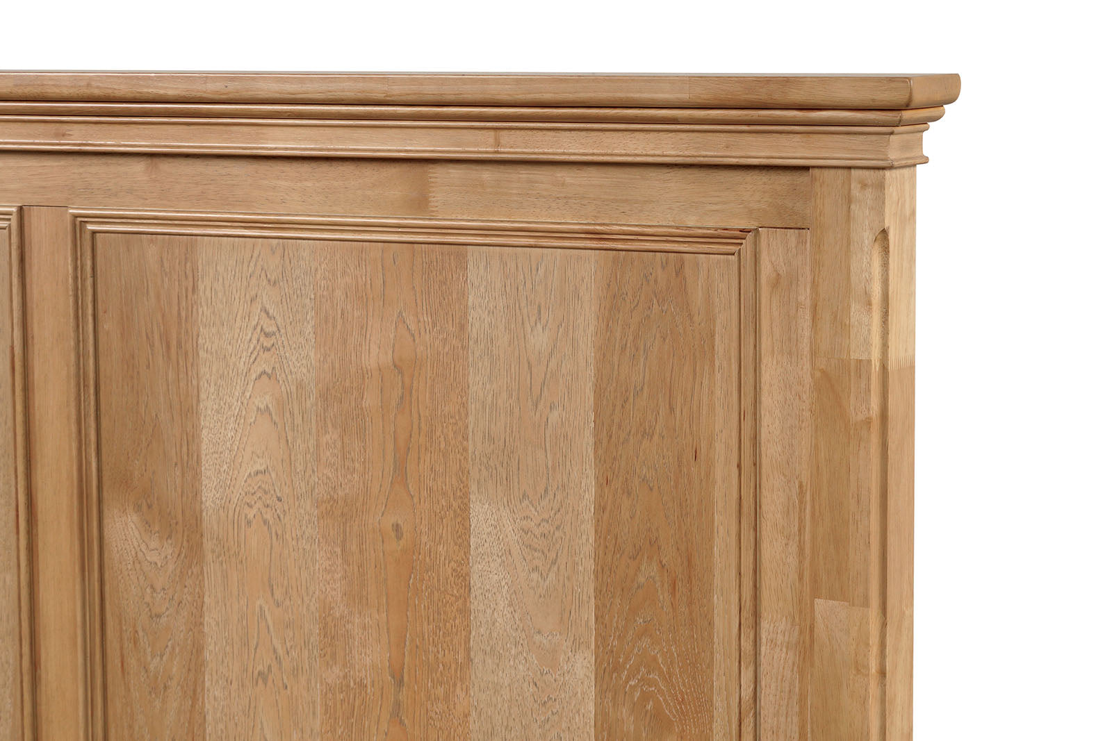 Queen Size Natural Oak Bed Frame Farmhouse Bedroom