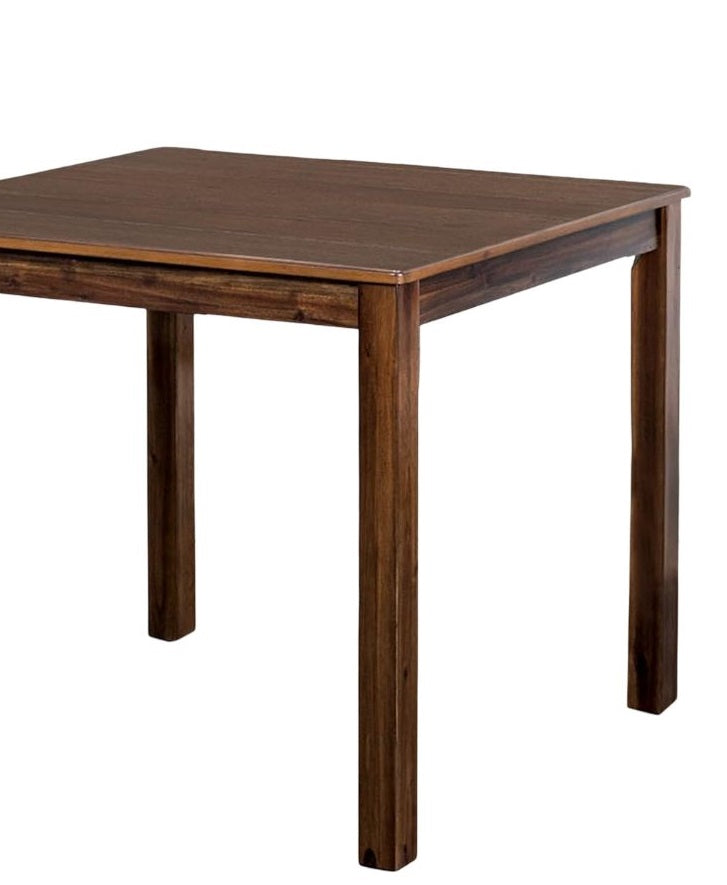 Square Walnut Dining Table Set - Seats 4