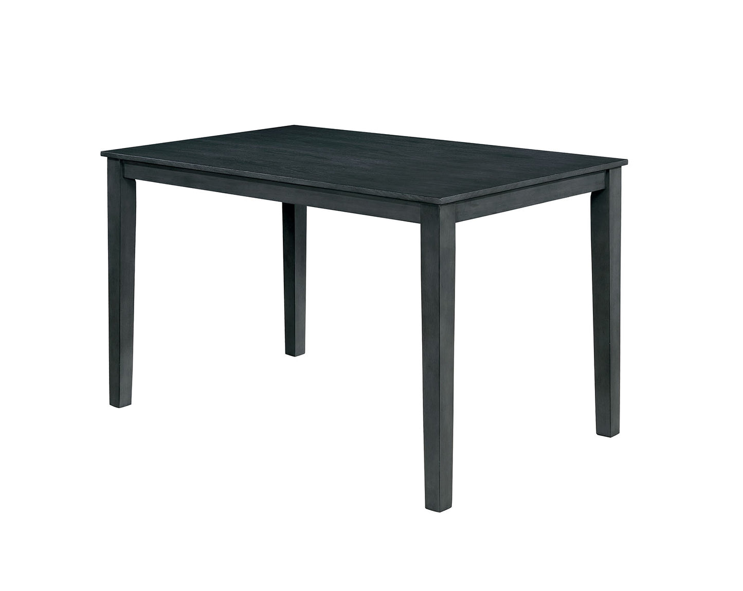 7 Piece Beige Gray Dining Table Set - Seats 6