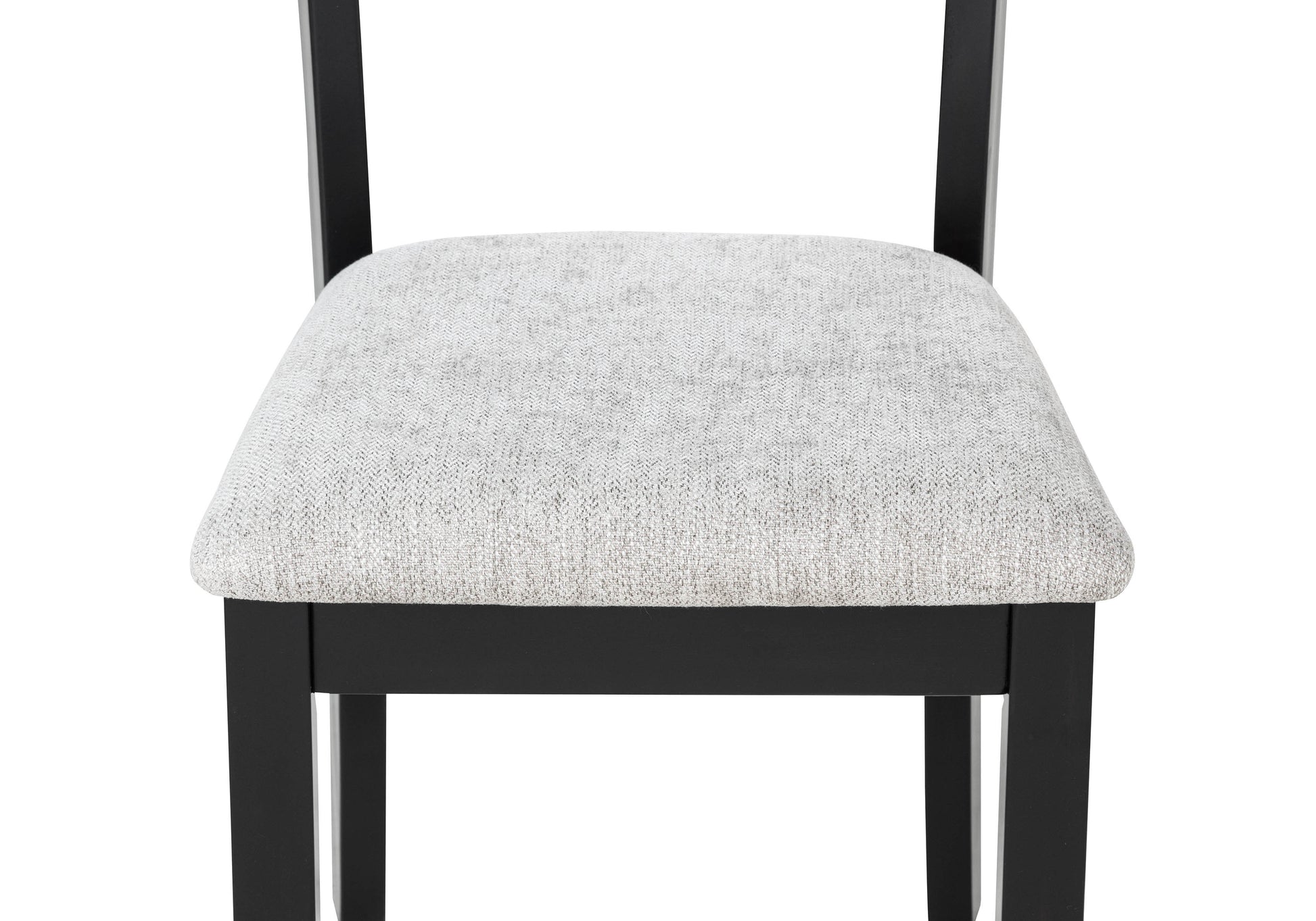 6 Piece Dark Gray Dining Table Set Seats 6