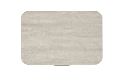 Grey Mix 2 Drawer Nightstand Contemporary Style for Bedroom