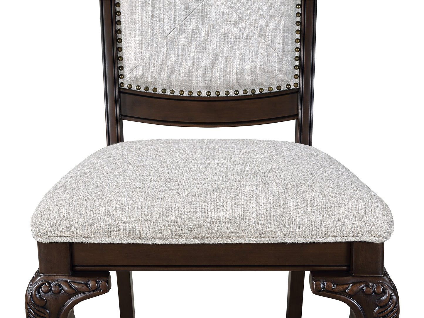 Formal Rectangular Dining Table - 9 Piece Set, Seats 8, 18" Extendable Leaf