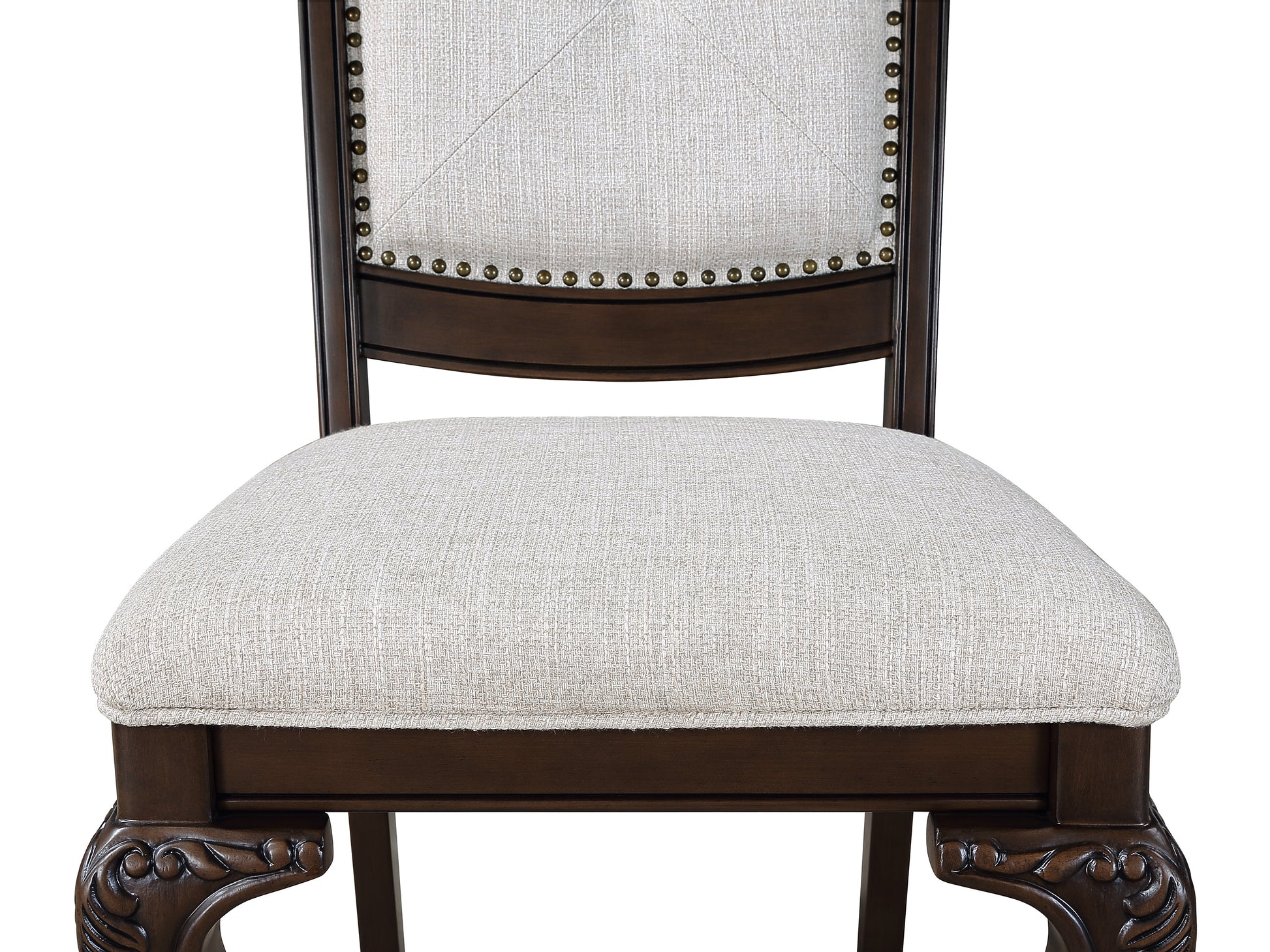 Formal Rectangular Dining Table - 9 Piece Set, Seats 8, 18" Extendable Leaf