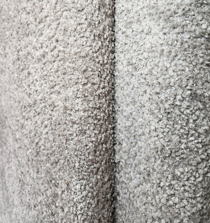 King Wood Bed Frame with Storage and Chenille Upholstery for Bedroom