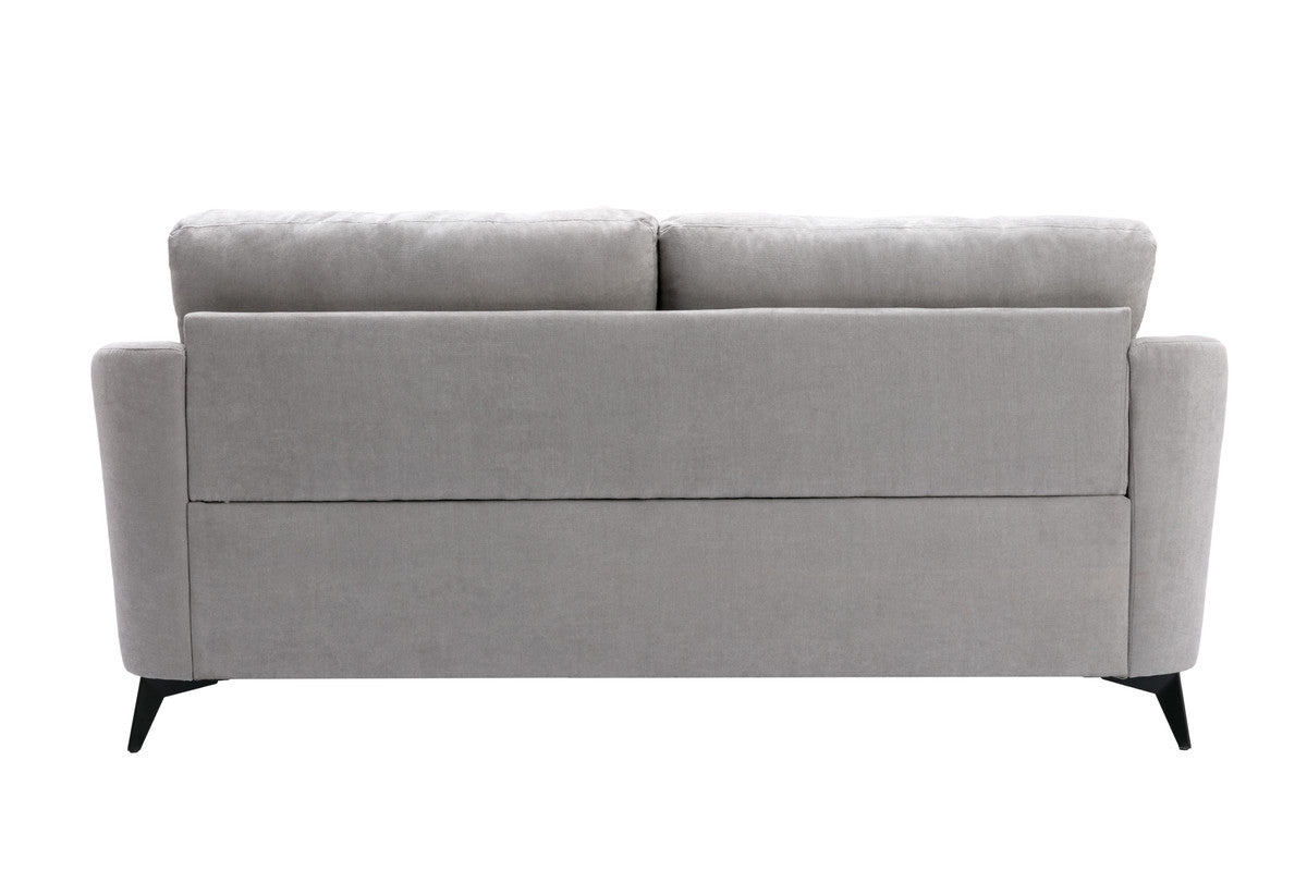 Light Gray Sofa Loveseat Chair Set - 6 Seat Comfort for Living Room