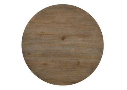 Walnut Round Dining Table Set with Chairs | Solid Wood & MDF
