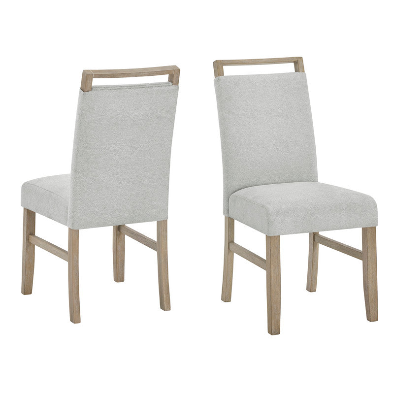 66" Light Oak Dining Table Set with 6 Chairs