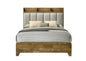 Garcia Light Aspen Brown Queen Bed w/USB