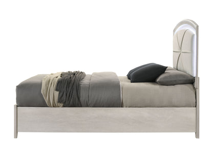 Ramondi Queen Bed - Antique White Storage Bed