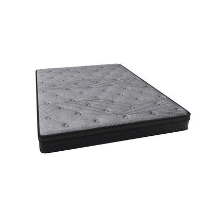 California King Grey Fabric Mattress - 12 Inch