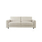 Modern Minimalist 3-Seater Corduroy Sofa, Beige, Suitable for Daily Home Use