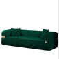 Spring Sofa with High-Quality Fabric, Pillows & Storage - Pocketed Springs, High-Density Foam, for Living Room, Apartment or Studics,Green.