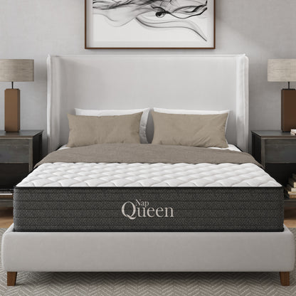 NapQueen Victoria 12 Inch Full Cooling Gel Hybrid Mattress, CertiPUR-US Certified, Made in USA