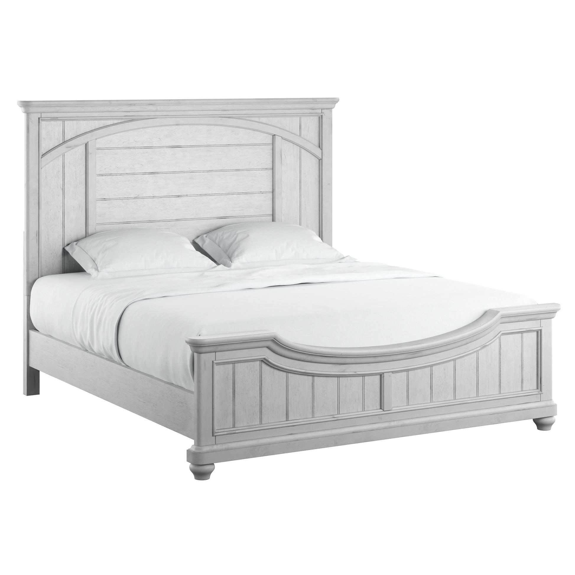 Gray Queen Panel Bed