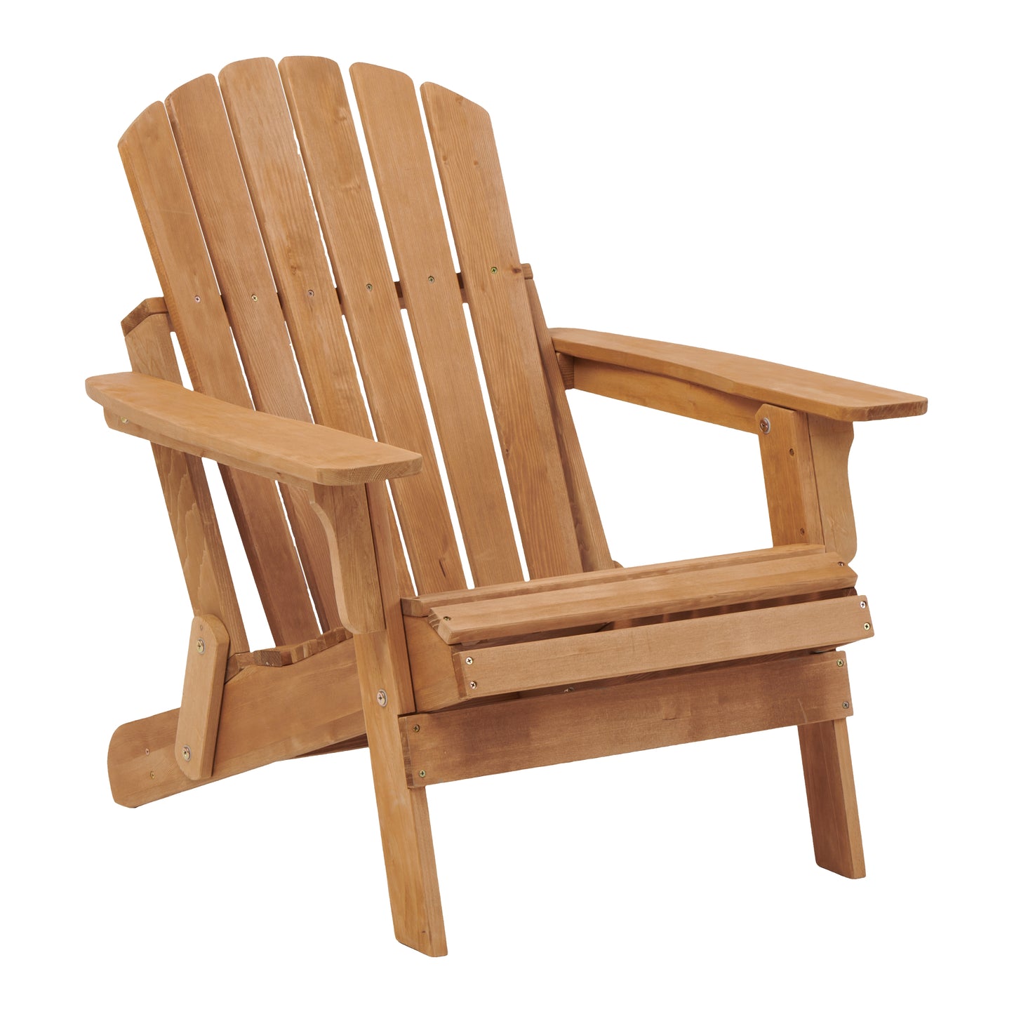 Oversize Solid Wood Adirondack Chair for Garden and Poolside Seating