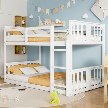 Twin Over Twin Bunk Bed - White, Design for Bedroom