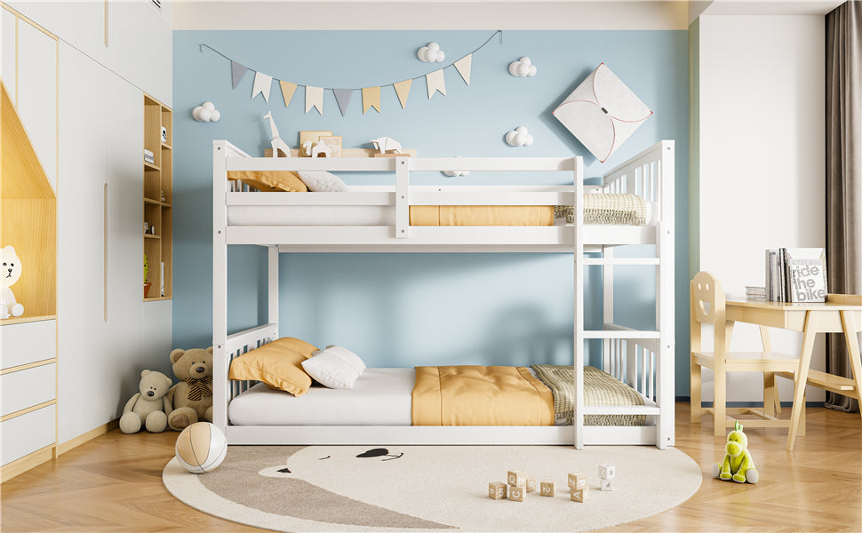 Twin Over Twin Bunk Bed - White, Design for Bedroom