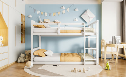 Twin Over Twin Bunk Bed - White, Design for Bedroom