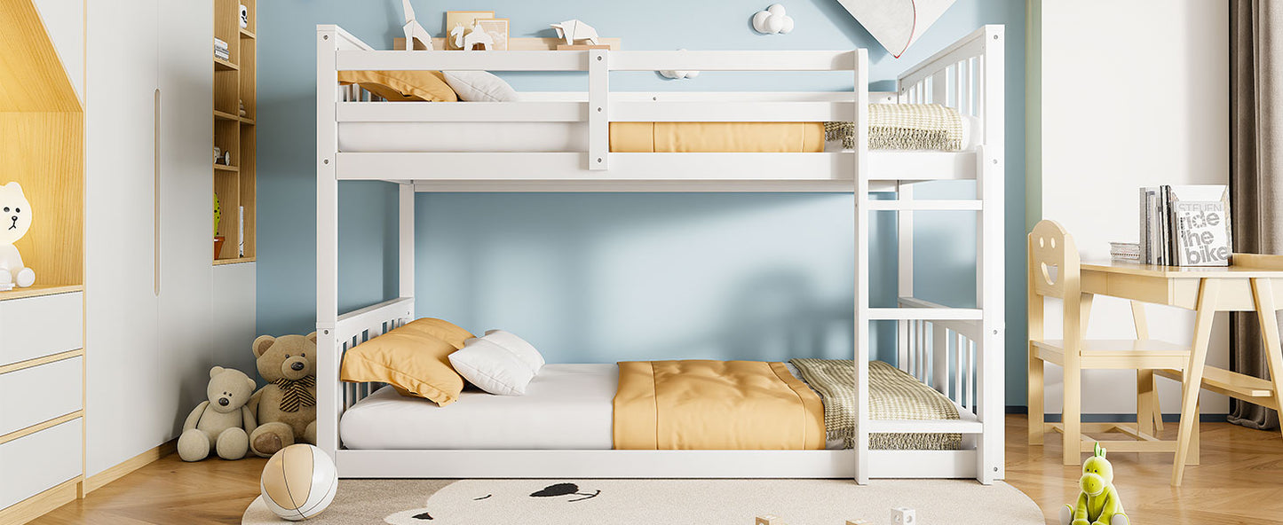 Twin Over Twin Bunk Bed - White, Design for Bedroom