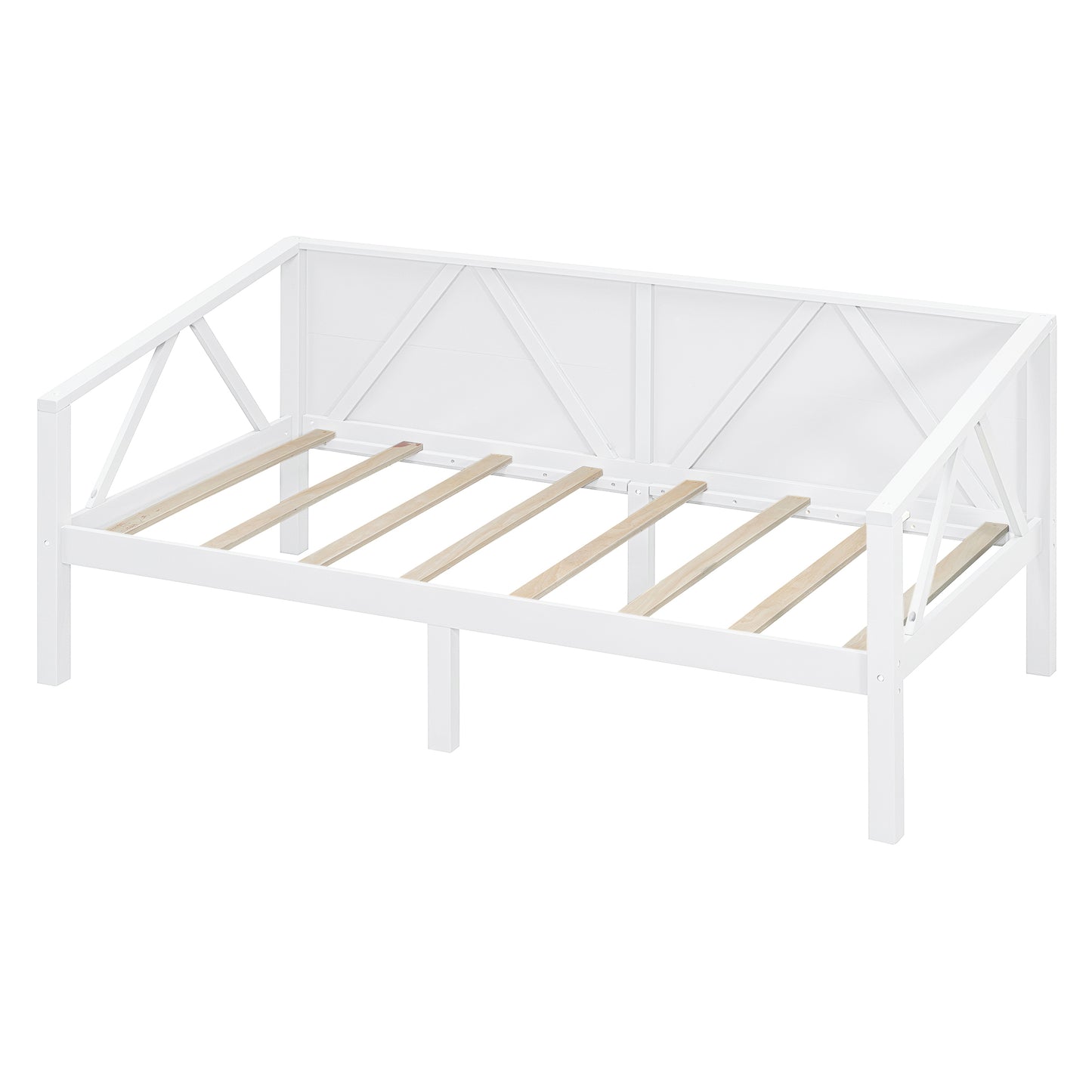 Twin Size White Daybed - Stylish & Functional Storage