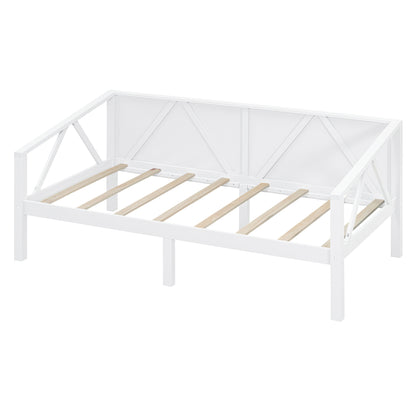 Twin Size White Daybed - Stylish & Functional Storage