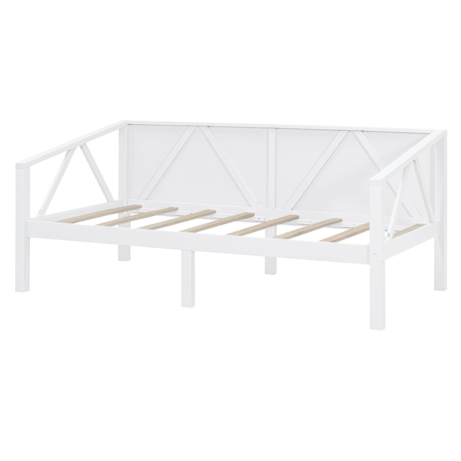 Twin Size White Daybed - Stylish & Functional Storage