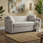 Modern 3-Seater Sofa 75.78" Sofa Couch Upholstered Sofa With Throw Pillows for Living Room, Grey