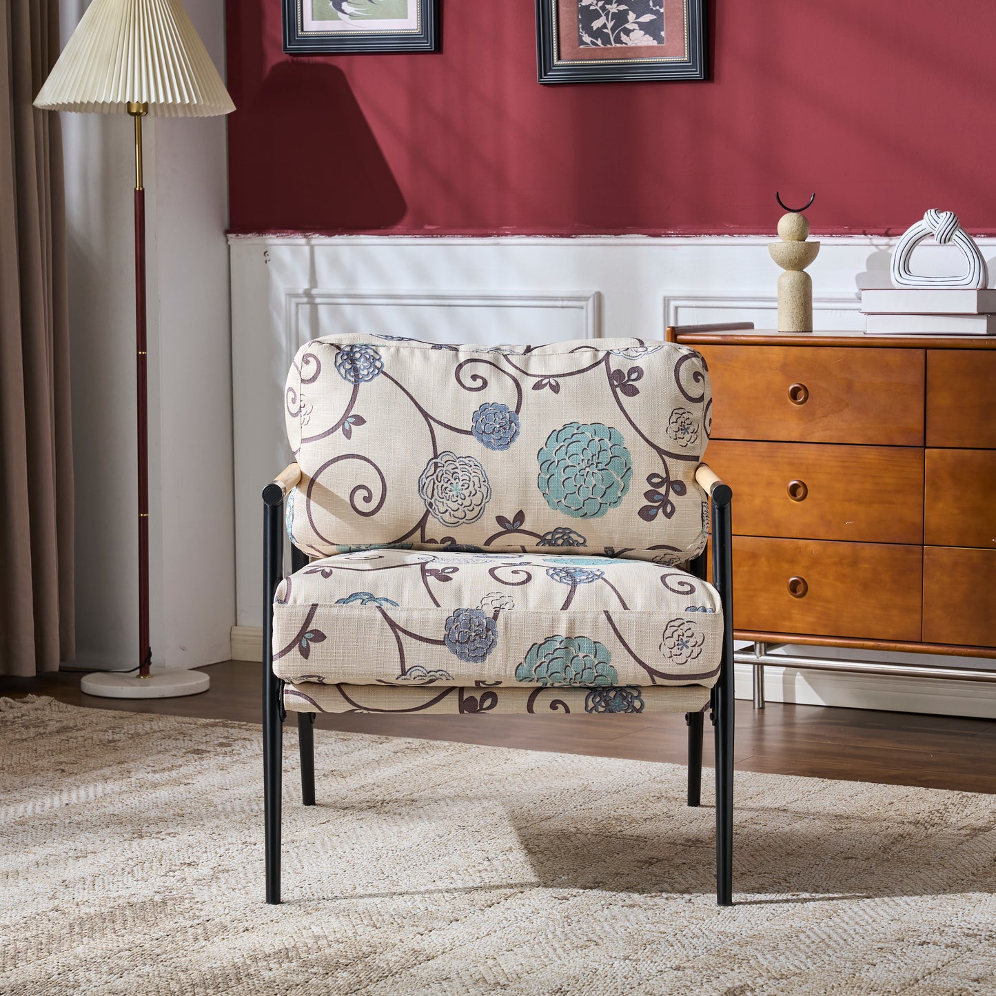 White Multi Accent Chair - Plush Comfort, Modern Design