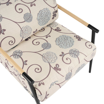 White Multi Accent Chair - Plush Comfort, Modern Design