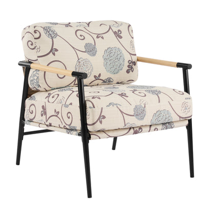 White Multi Accent Chair - Plush Comfort, Modern Design