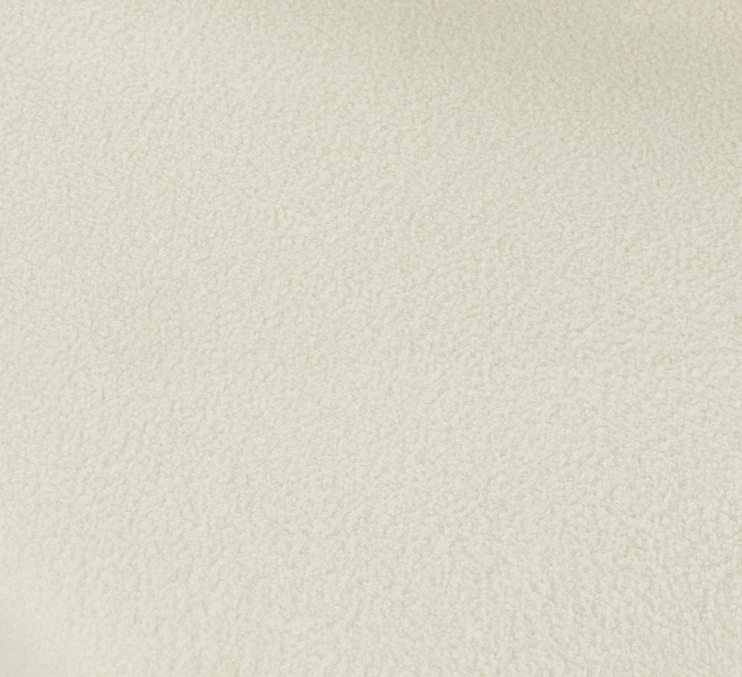 87" Beige Bouclé Sofa - Curved Contemporary Design