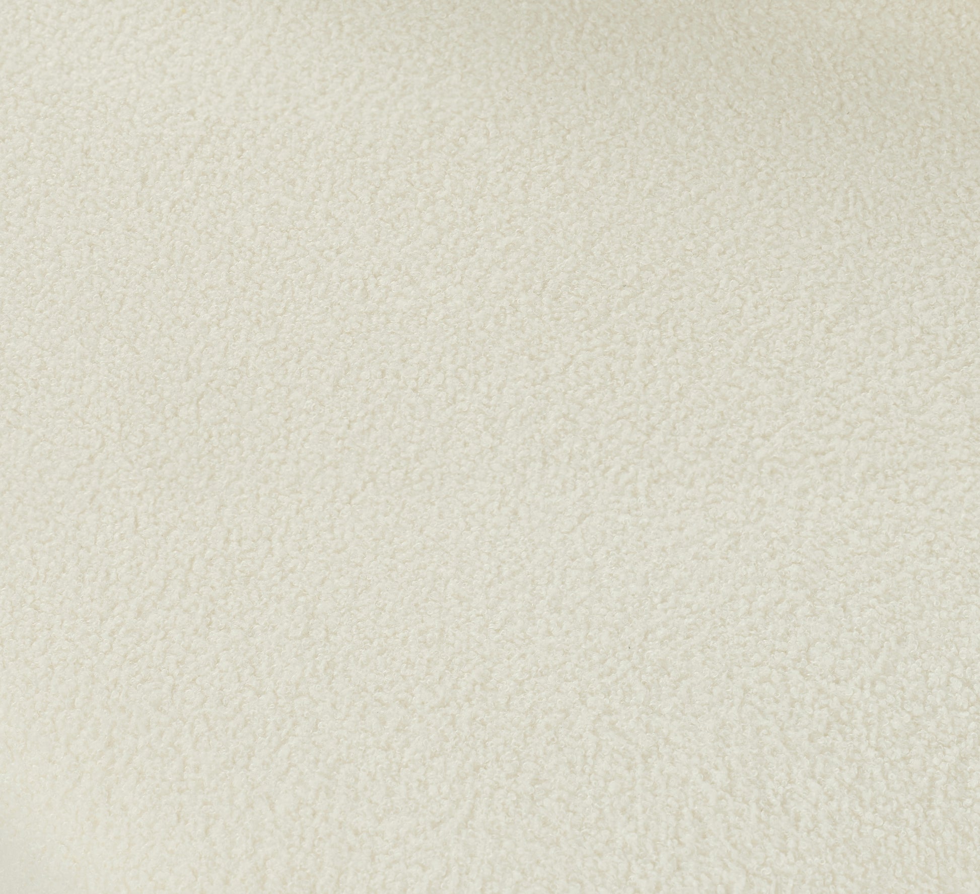 87" Beige Bouclé Sofa - Curved Contemporary Design