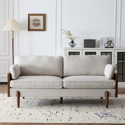 Mid-Century Modern Sofa-Beige