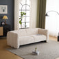 Tonson 83" 3-Seater Boucle Sofa,Wave Design, Living Rooms,Bedrooms,Apartment Office,BEIGE