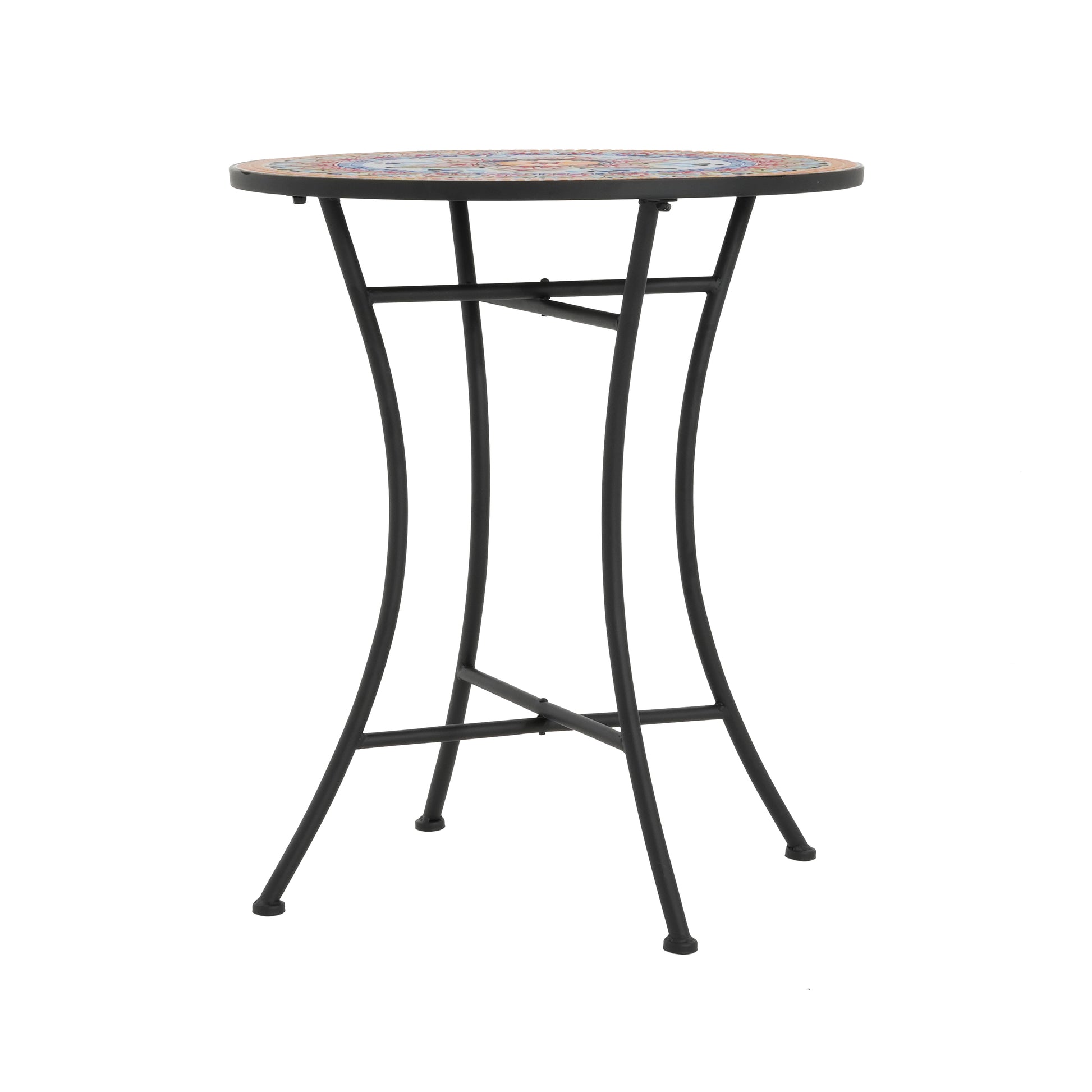 Lambert Outdoor Chat Set - Ceramic Tile Patio Furniture