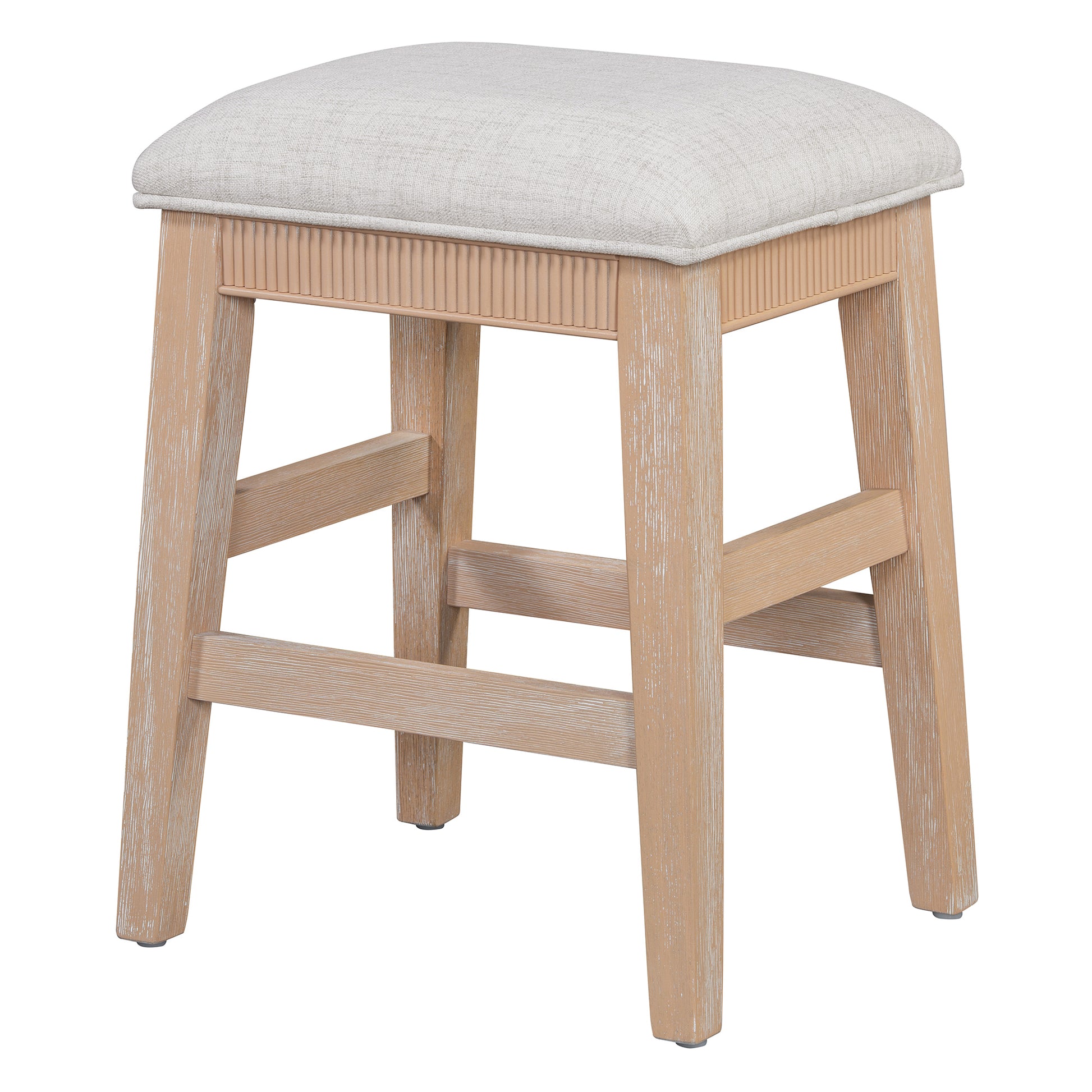 TREXM 4-Piece Dining Table Set - Natural Wood & MDF for Dining Room
