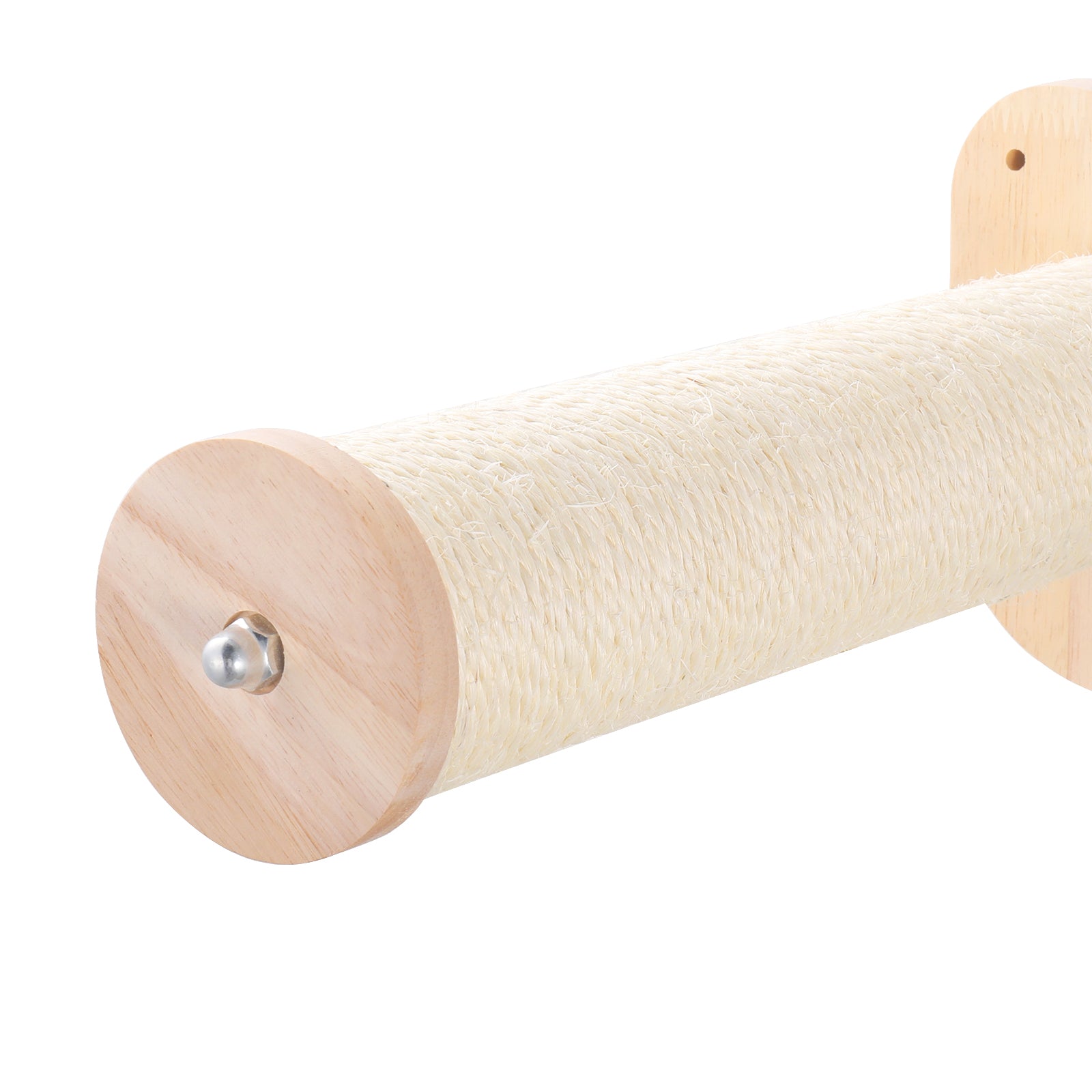 Rubber Wood Cat Wall Shelves - 2 Posts & 2 Hammocks