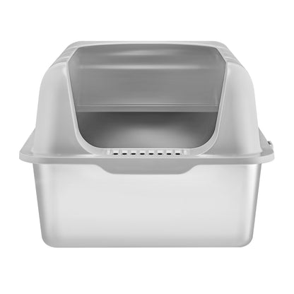 Large 6-Inch Deep Cat Litter Box - Odor Control & Easy Cleaning